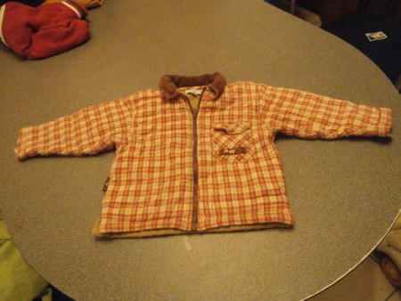 Vest/jasje artwork mini maat 92 €2,-